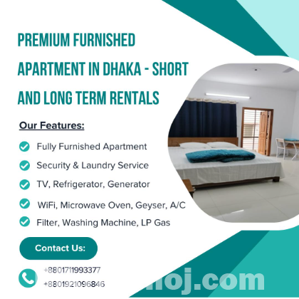 Renting A furnished 1BHK Apartment In Bashundhara R/A.